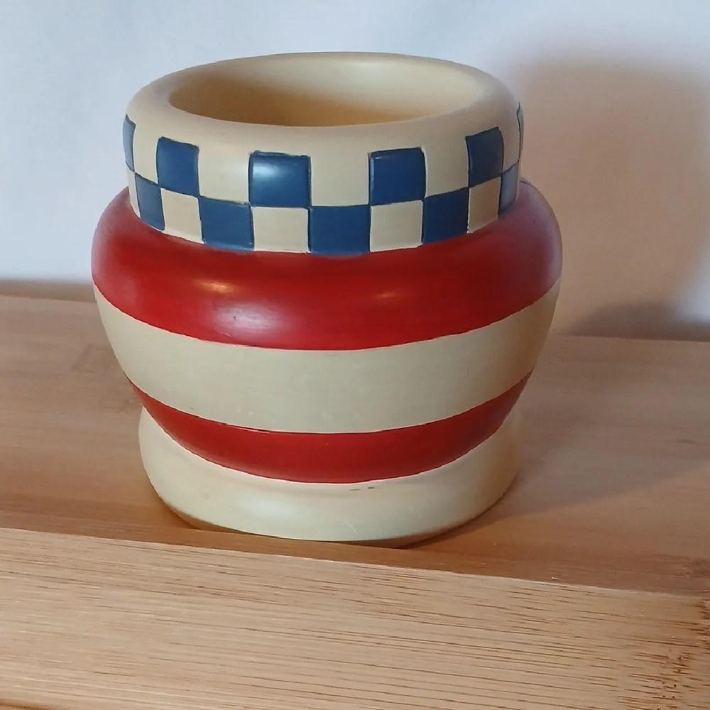 Partylite Americana Patriotic Star Candle Tealight Holder - Picture 4 of 8